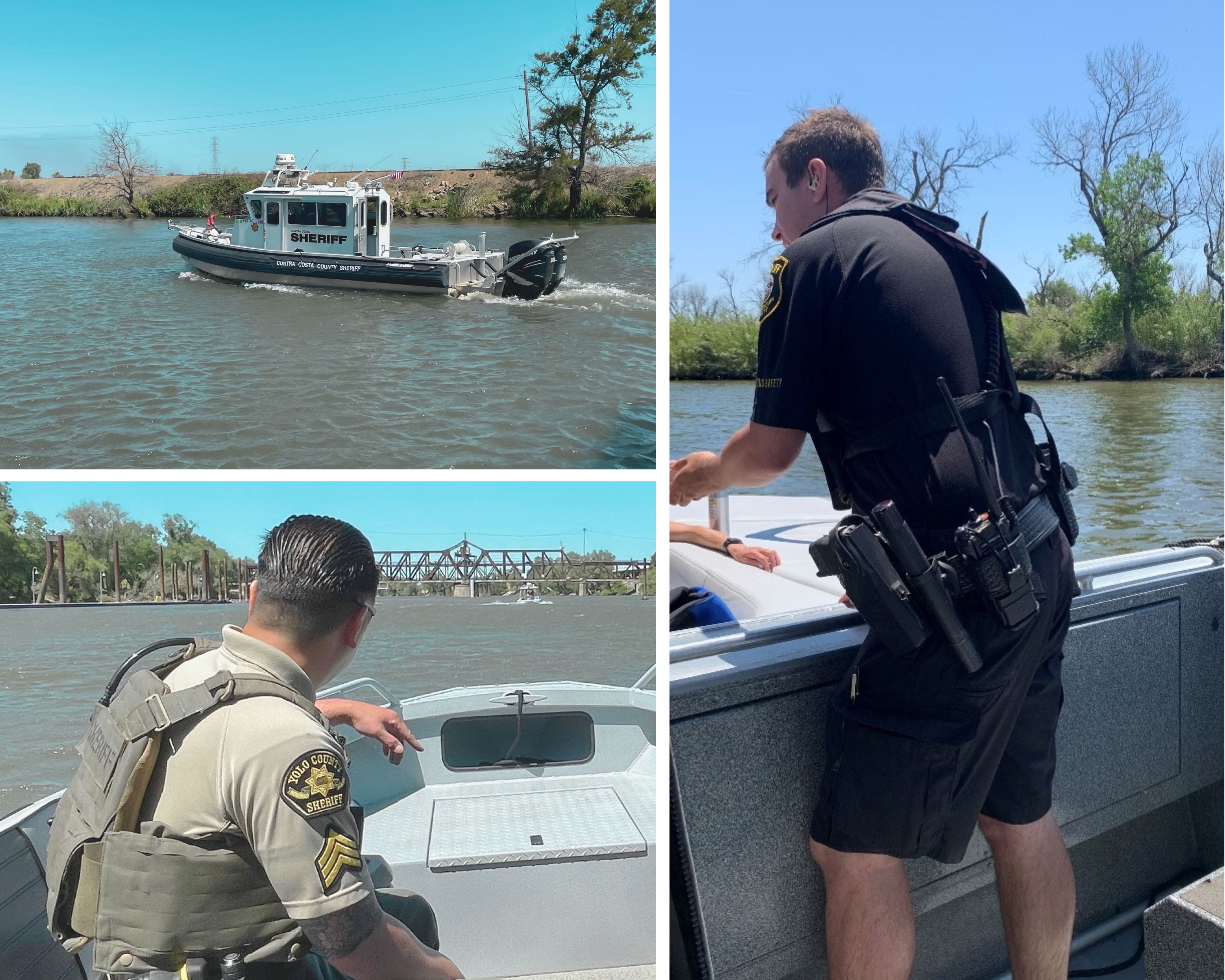 Operation Dry Water BUI Collage Boating Law Enforcement Officers